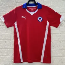 2014 Chile Home Red Retro Soccer Jersey