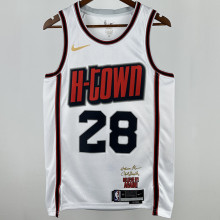 2025 Rockets  SENGUN #28 White City Edition NBA Jersey