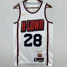 2025 Rockets  SENGUN #28 White City Edition NBA Jersey