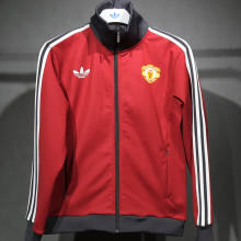 2025 M Utd Red Retro Jacket  (Only A Jacket) 单件上衣