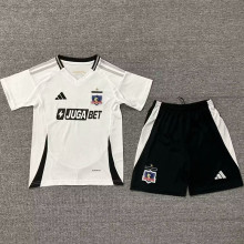 2025/26 Colo-Colo Home White Kids Soccer Jersey