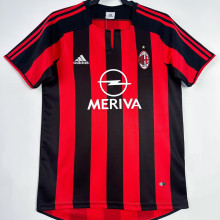 2003/04 AC Milan Home Retro Soccer Jersey