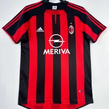 2003/04 AC Milan Home Retro Soccer Jersey