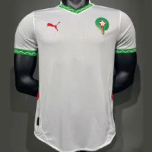 2025/26 Morocco Away White Player Version Soccer Jersey