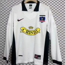1997/98 Colo-Colo Home White Long Sleeve Retro Soccer Jersey