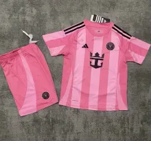 2025/26 Inter Miami Home Pink Kids Soccer Jersey