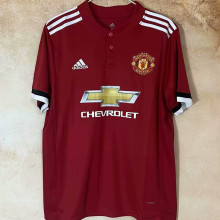 2017/18 M Utd Home Red Retro Soccer Jersey