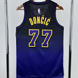 2025 Lakers DONCIC #77 City Edition NBA Jersey