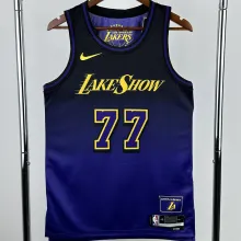 2025 Lakers DONCIC #77 City Edition NBA Jersey
