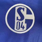 2010/11 Schalke 04 Home Blue Retro Soccer Jersey