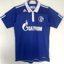2010/11 Schalke 04 Home Blue Retro Soccer Jersey