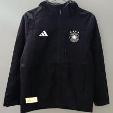 2025 Germany Black Windbreaker