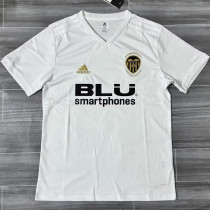 2018/19 Valencia Home White Retro Soccer Jersey