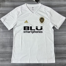 2018/19 Valencia Home White Retro Soccer Jersey