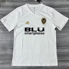 2018/19 Valencia Home White Retro Soccer Jersey