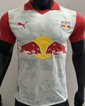 2025/26 RB SALZBURG Bull Red Home White Player Version Jersey 萨尔茨堡红牛