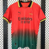 ”PULISIC“  #11 AC Milan x Off White 4Th Fans Soccer Jersey 2024/25 ★★