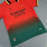 ”PULISIC“  #11 AC Milan x Off White 4Th Fans Soccer Jersey 2024/25 ★★