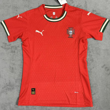 2025/26 Portugal Home Red Women Soccer Jersey 女