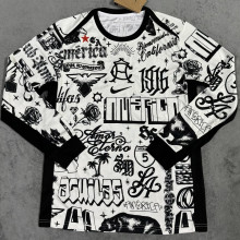 2025 Club America Fans Long Sleeve Soccer Jersey