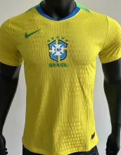2025/26 Brazil Home Yellow Player Version Jersey