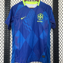 2025/26 Brazil Away Blue Fans Jersey