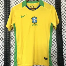 2025/26 Brazil Home Yellow Fans Jersey