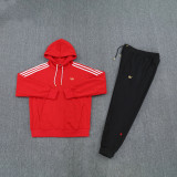 2025 AD~ Red Hoody Zipper Jacket