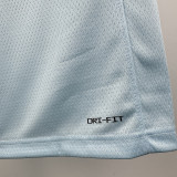 2025 Spurs FOX #4 Light Blue City Edition NBA Jerseys