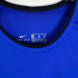 2002/03 M Utd Away Blue Retro Long Sleeve Retro Soccer Jersey