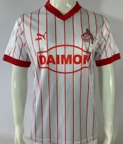 1986/87 1. FC Köln Home White Retro Soccer Jersey