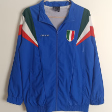 2025 Italy Blue Retro Style Windbreaker
