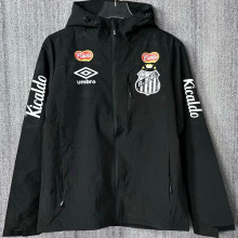 2025 Santos Black Retro style Windbreaker