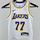Lakers DONCIC #77 White Kids NBA Jersey 童装