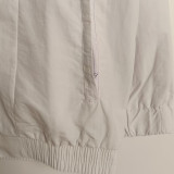 2025 Italy White Retro Style Windbreaker