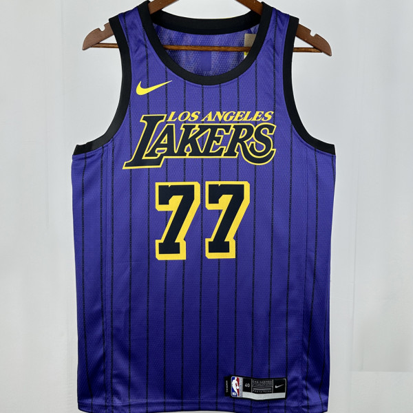 2021 Lakers DONCIC #77 NBA Jerseys
