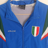 2025 Italy Blue Retro Style Windbreaker