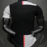 2019/20 JUV Home White Black Retro Player Version Soccer Jersey