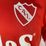 1994/95 Atlético Independiente Home Red Retro Soccer Jersey