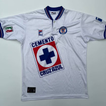 1998/99 Cruz Azul Away White Retro Soccer Jersey
