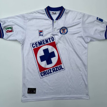 1998/99 Cruz Azul Away White Retro Soccer Jersey