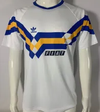 1990/1991 Boca Away White Retro Soccer Jersey