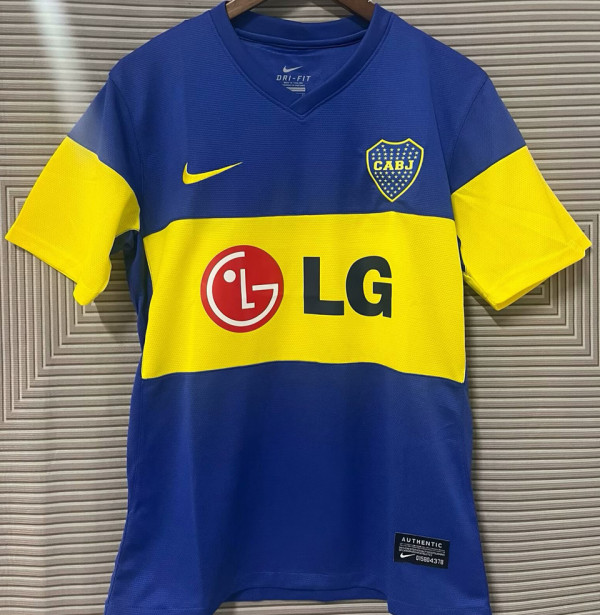 2011/12 Boca Home Retro Soccer Jersey