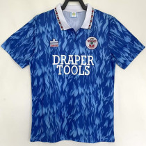 1992 Southampton Away Blue Retro Soccer Jersey
