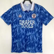 1992 Southampton Away Blue Retro Soccer Jersey