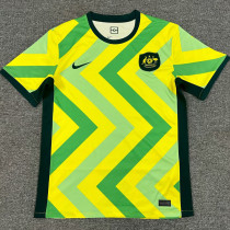 2025/26 Australia Home Yellow Fans Soccer Jersey