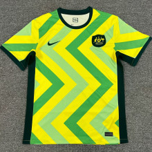 2025/26 Australia Home Yellow Fans Soccer Jersey