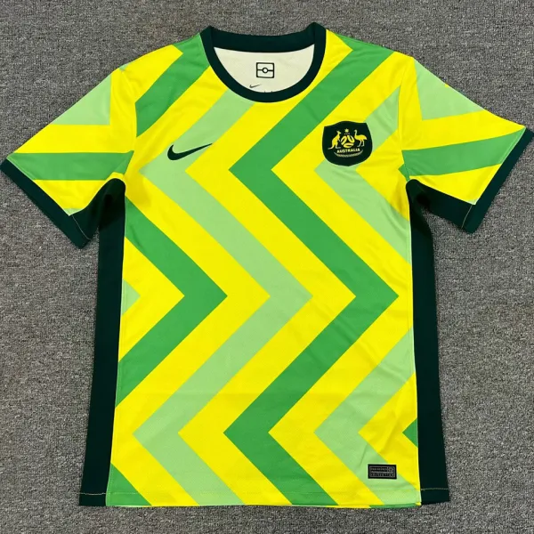 2025/26 Australia Home Yellow Fans Soccer Jersey