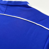 1998 Brazil Away Blue Retro Long Sleeve Soccer Jersey