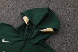 2025/26 Bucks Green Hoody Zipper Jacket Tracksuit